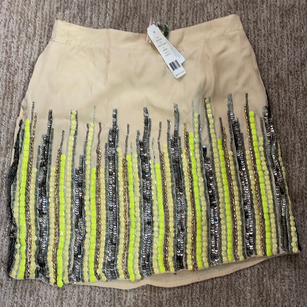 Romeo & Juliet Beaded Mini Skirt